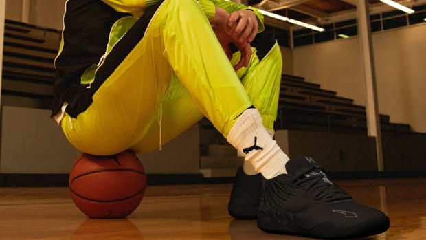 Charlotte Hornets point guard LaMelo Ball's signature sneaker Puma MB.01 is available in a new colorway soon. The 'Iridescent Dreams' is available on August 22, 2022.