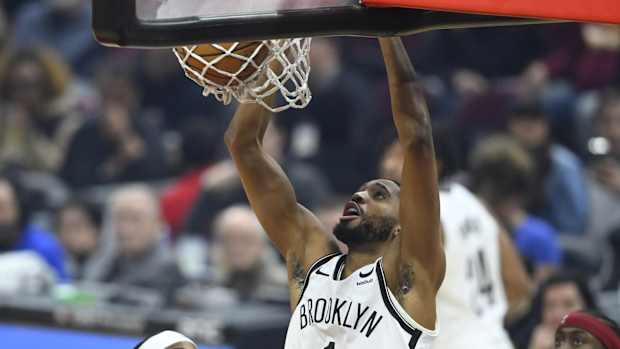 Brooklyn Nets forward Mikal Bridges 
