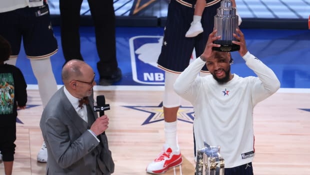 February 18, 2024; Most Valuable Player Eastern Conference guard Damian Lillard of the Milwaukee Bucks