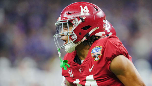 Alabama Crimson Tide safety Brian Branch.