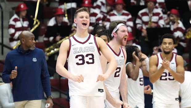 gonzaga bulldogs santa clara wcc basketball 202318