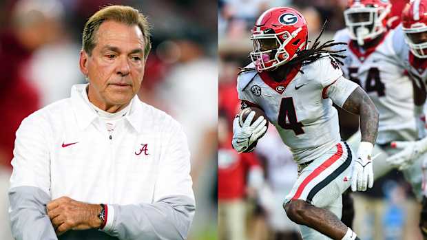 james cook nick saban alabama