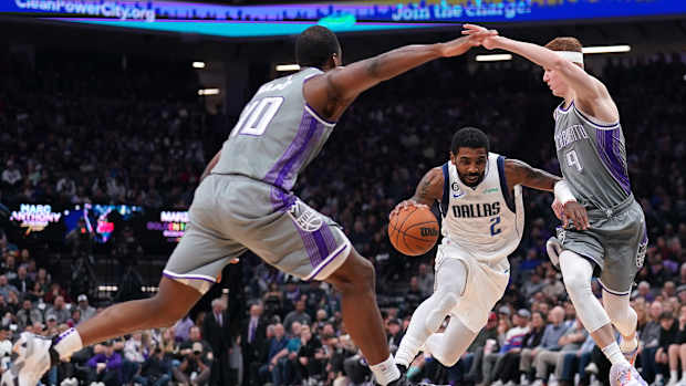 Dallas Mavericks star Kyrie Irving is entering his 13th season.