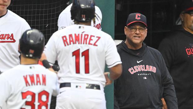 Jose Ramirez Terry Francona Jun 8 2023
