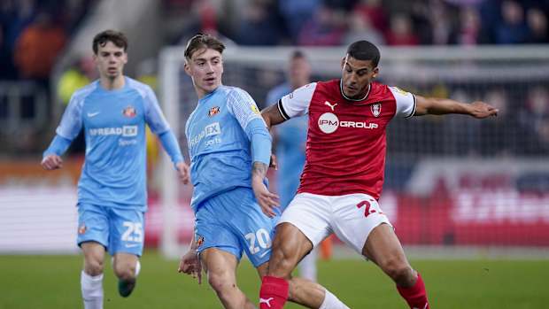 Jack Clarke Sunderland v Rotherham