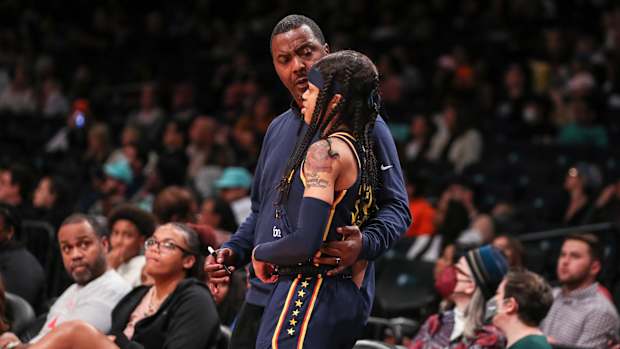 Indiana Fever coach and former Indiana Pacers player Carlox Knox