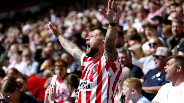 Sunderland fans noise