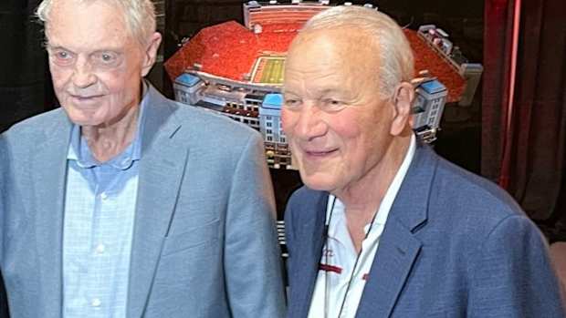 Tom Osborne and Barry Switzer
