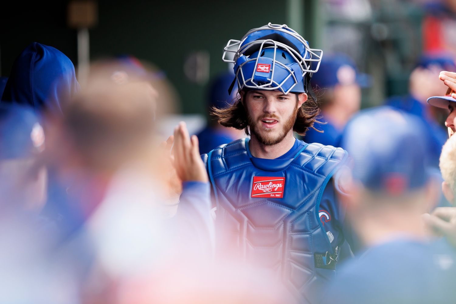 Texas Rangers catcher Jonah Heim. (Photo by Texas Rangers)