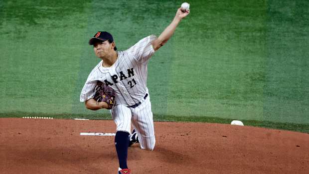 Yokohama DeNA BayStars pitcher Shota Imanaga