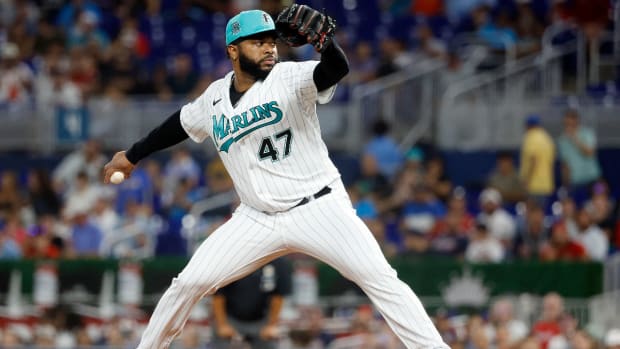 Former Miami Marlins pitcher Johnny Cueto
