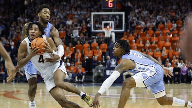 Virginia Cavaliers guard Armaan Franklin