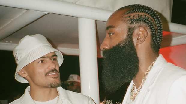 Trae Young (left) James Harden (right).