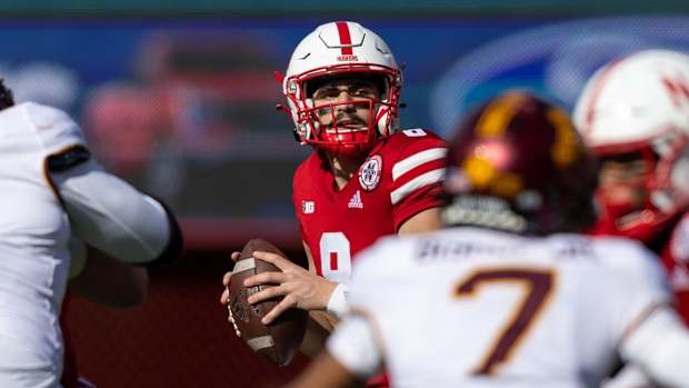 Logan Smothers 2022 Nebraska vs Minnesota football