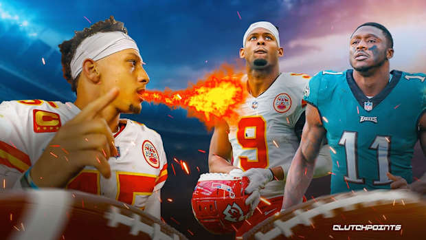 Patrick Mahomes JuJu Smith Schuster AJ Brown