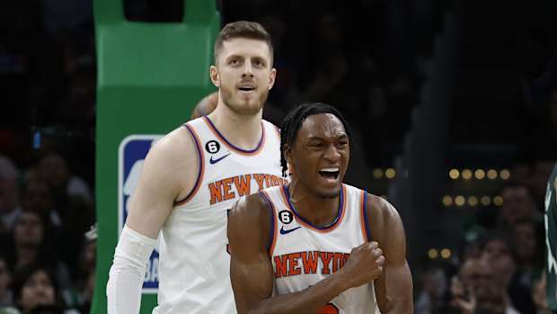 New York Knicks guard Immanuel Quickley