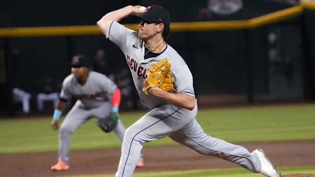 Cleveland Guardians pitcher Shane Bieber