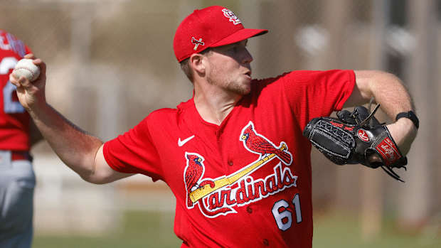 Atlanta Braves pitcher Seth Elledge