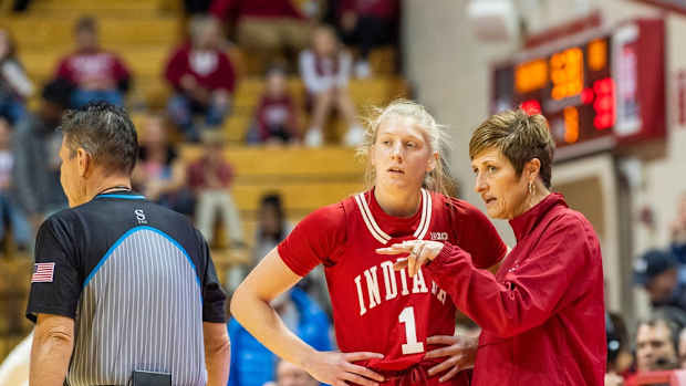 Lexus Bargesser and Teri Moren