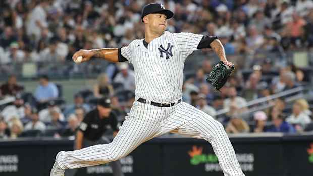 New York Yankees pitcher Frankie Montas
