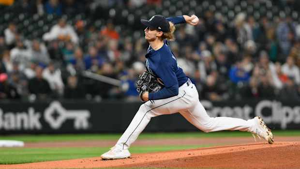 Seattle Mariners pitcher Bryce Miller