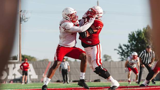 Blocking 2022 Nebraska football practice Indiana week