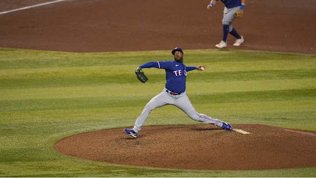 Former Texas Rangers pitcher Aroldis Chapman