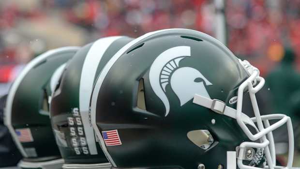 MSU helmet 1