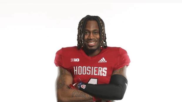 Defensive back Tyrik McDaniel on his official visit to Indiana University.