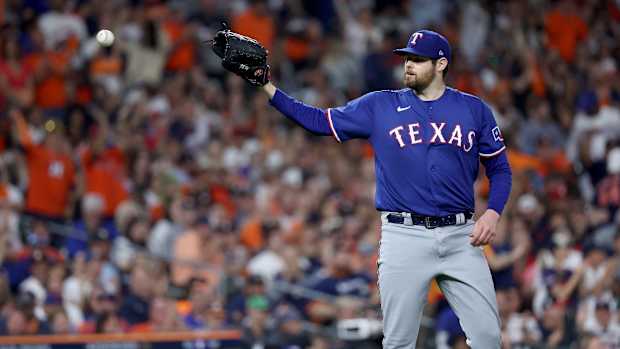 Texas Rangers pitcher Jordan Montgomery