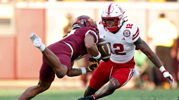 Omar Brown 2023 Nebraska football vs Minnesota
