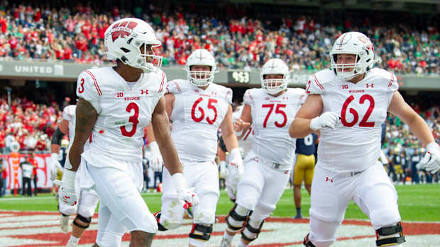 Wisconsin wide receiver Kendric Pryor (Credit: Patrick Gorski-USA TODAY Sports)