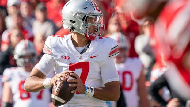 C.J. Stroud 2021 Ohio State vs Nebraska football