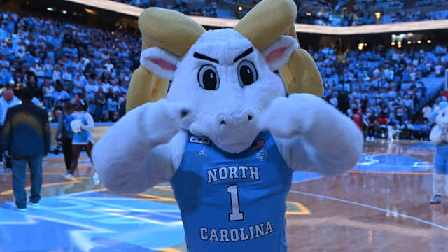 UNC basketball mascot Rameses