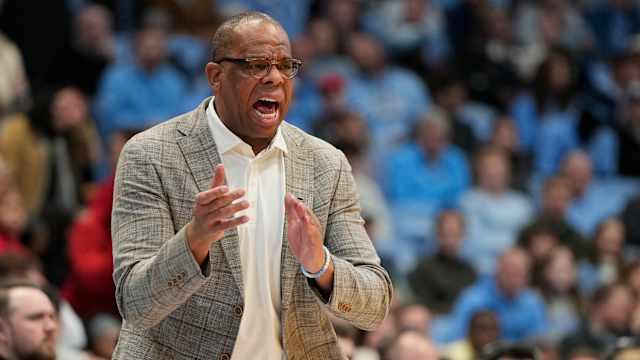 UNC basketball head coach Hubert Davis