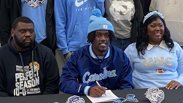 UNC football recruiting signee Curtis Simpson