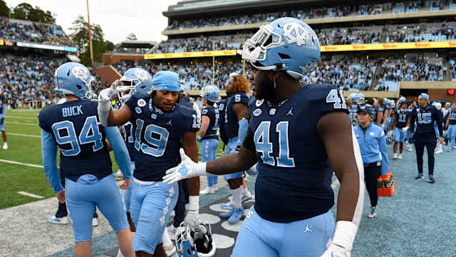 UNC football defensive lineman Kedrick Bigley-Jones