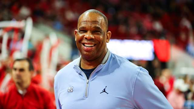 UNC basketball head coach Hubert Davis