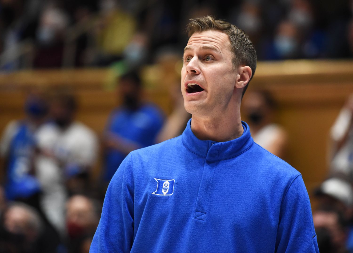 Duke basketball head coach Jon Scheyer