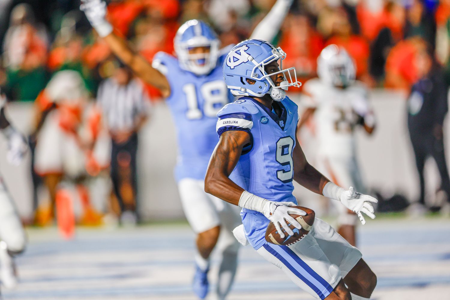 UNC football wide receiver Tez Walker