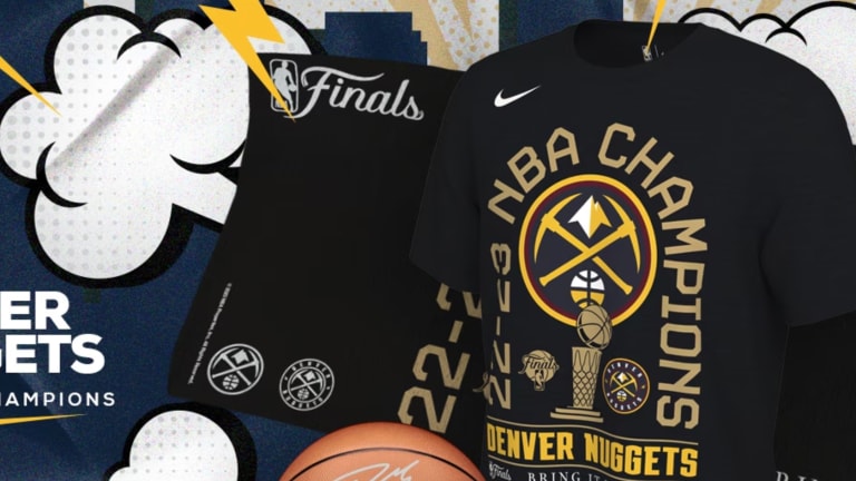 Celebrate the Denver Nuggets NBA Championship With the Official Locker Room T-Shirt for Just $35