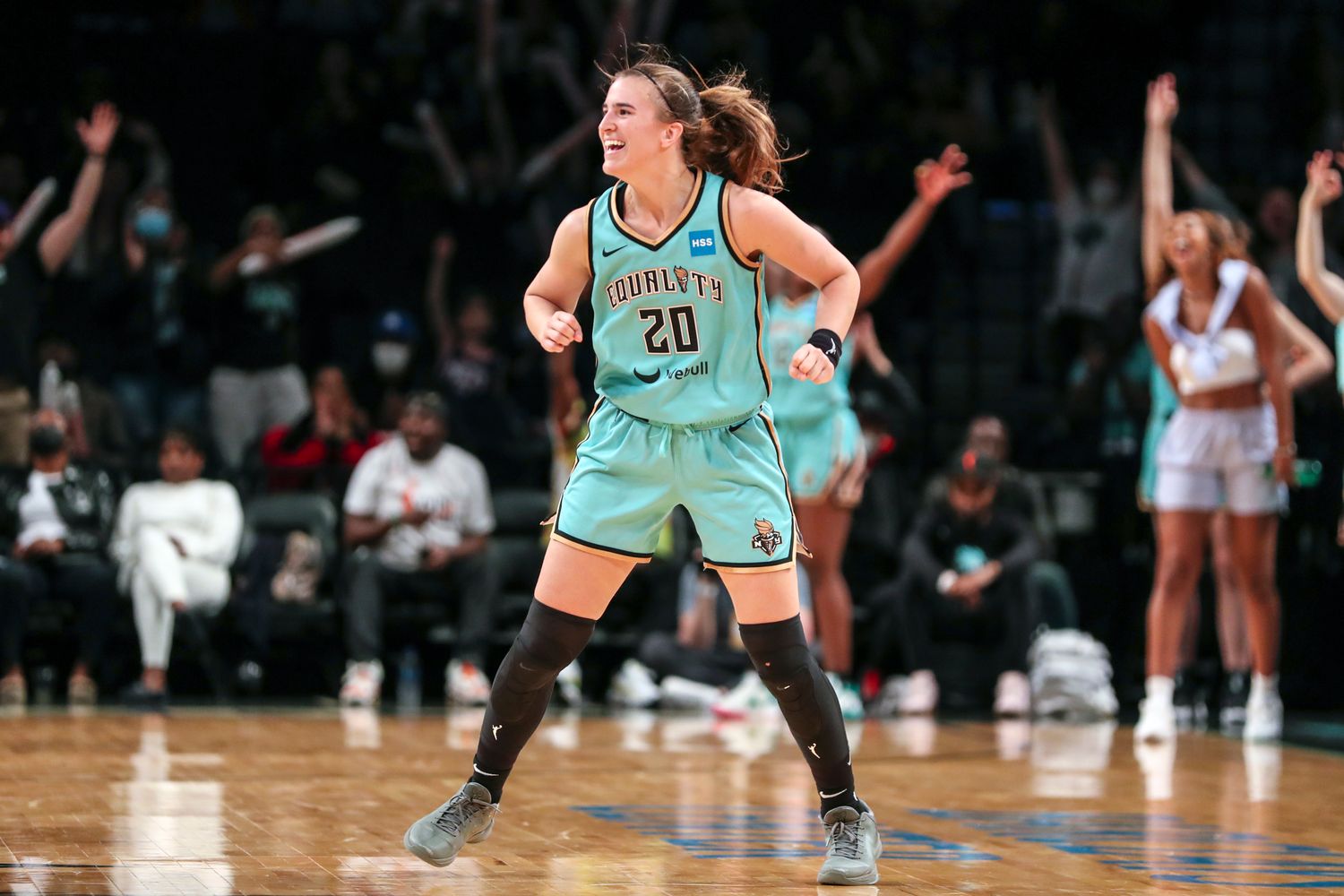Sabrina Ionescu Wears Nike Kobe 5 'Fade to Black'