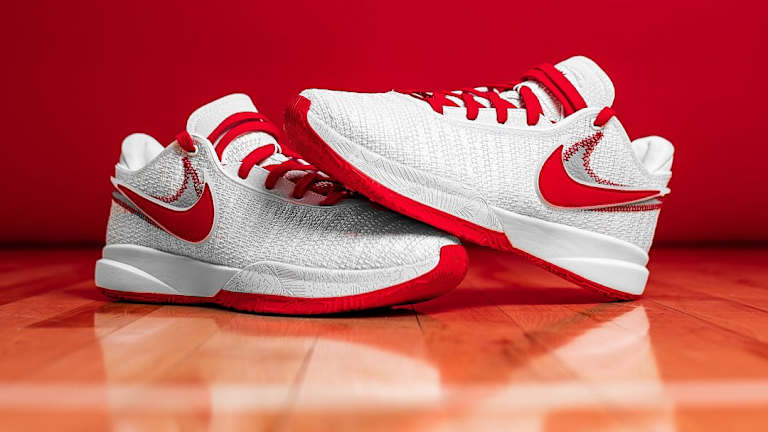 Nike Designs LeBron James' Shoes in Ohio State Colors
