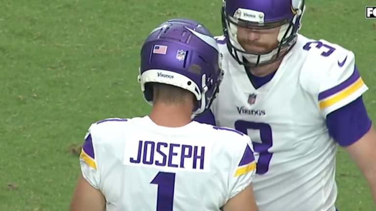 Vikings radio call thought kick in Arizona was good