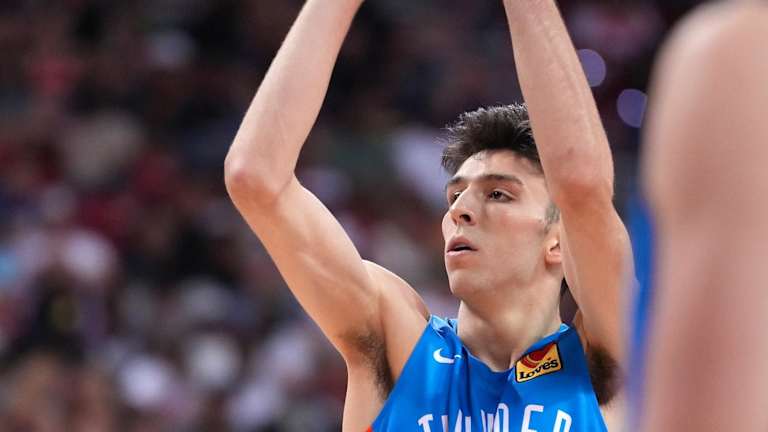 Chet Holmgren suffers injury defending LeBron James in pro-am game