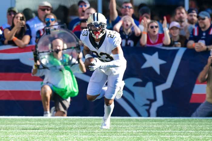 New Orleans Saints cornerback Marshon Lattimore (23)