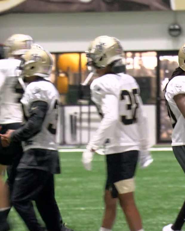 Kwon Alexander at Saints Practice