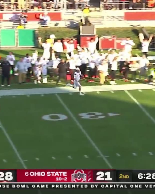 Cam Rising 62-yard Rushing TD