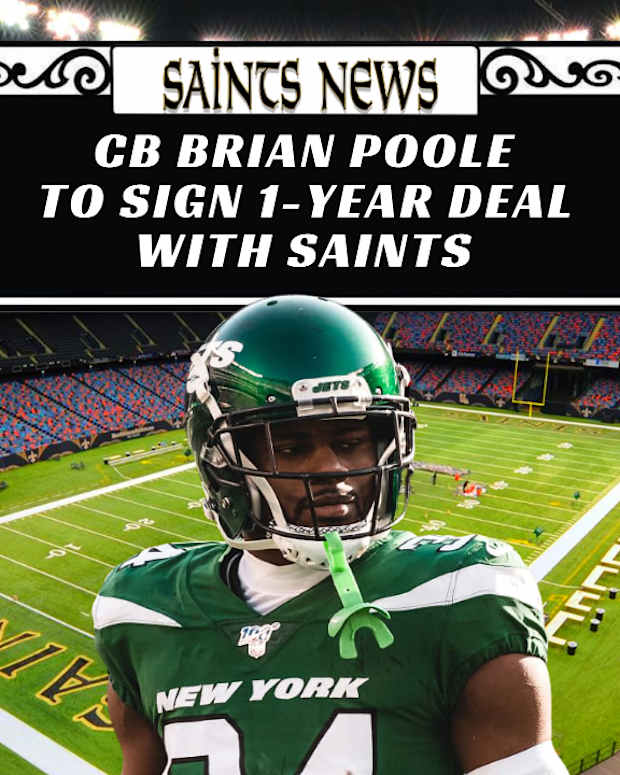 Saints Sign Poole