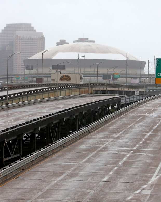 Superdome before Hurricane Ida